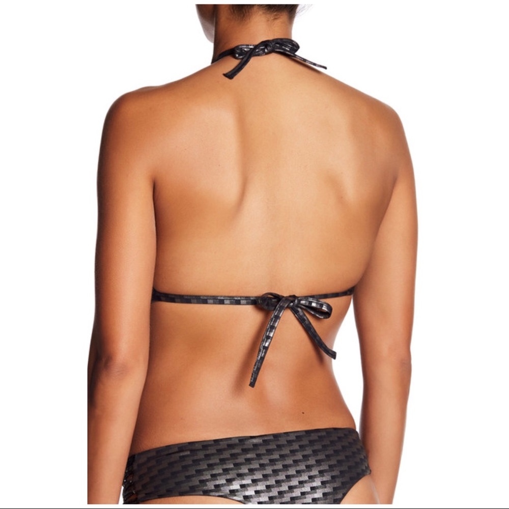 Elizabeth Jane Halter Tie Back Bikini To - Picture 2 of 2